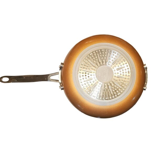 2 Fry Pan Gotham Steel 10" Nonstick  #1 & #2 Glass Lid 3.75qt Cookware - Picture 15 of 15